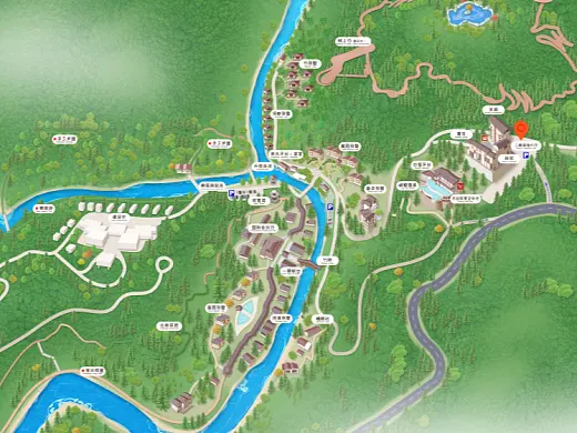 建邺结合景区手绘地图智慧导览和720全景技术，可以让景区更加“动”起来，为游客提供更加身临其境的导览体验。